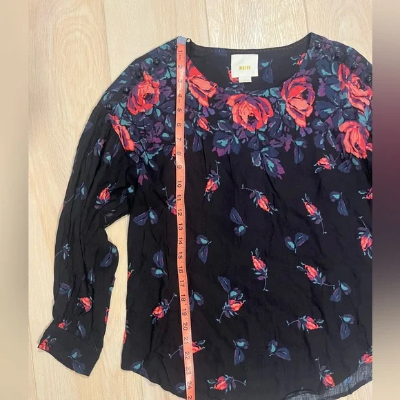 Anthropologie Maeve “Gardenia” Boat Neck Top - Picture 5 of 9